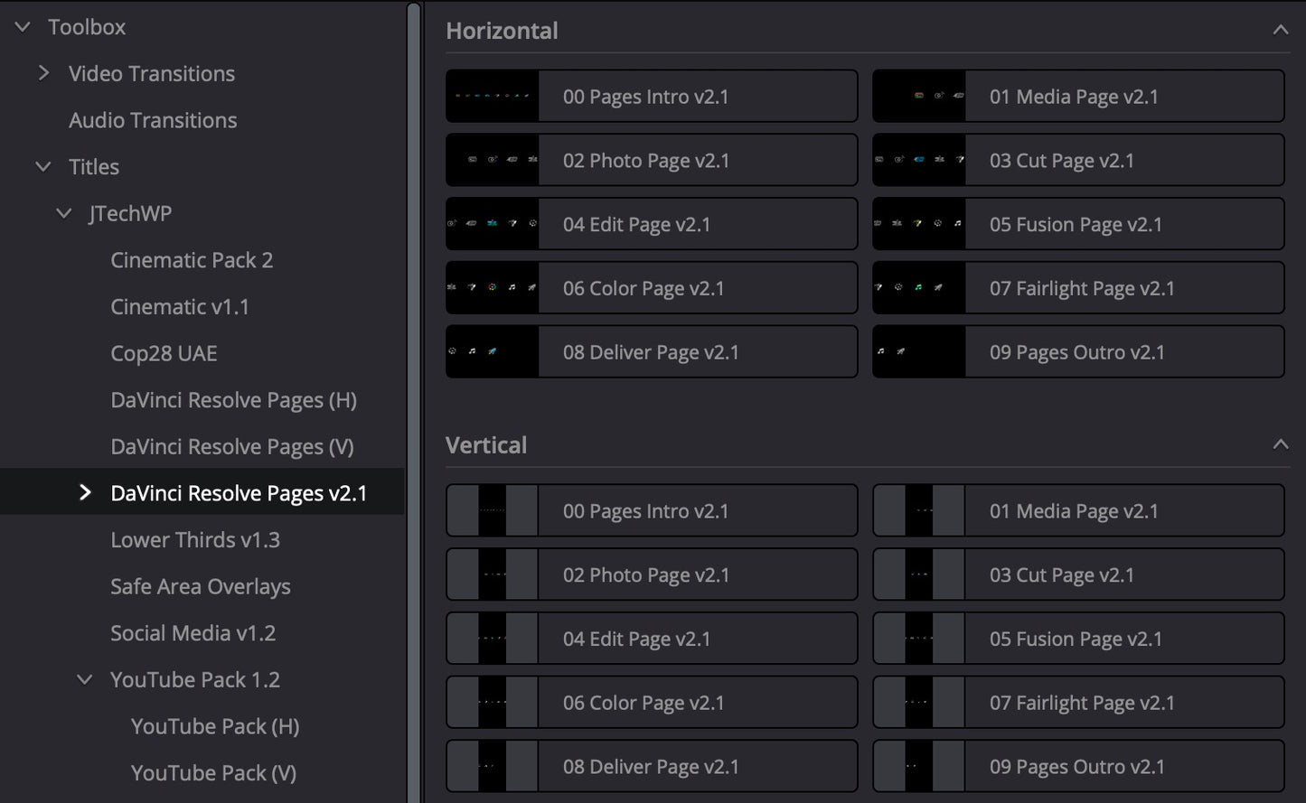 Page Icons Animation