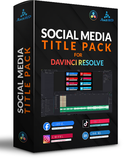 Social Media Title Pack - Davinci Resolve