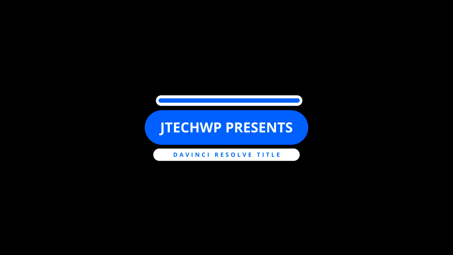 Lower Thirds Title Pack