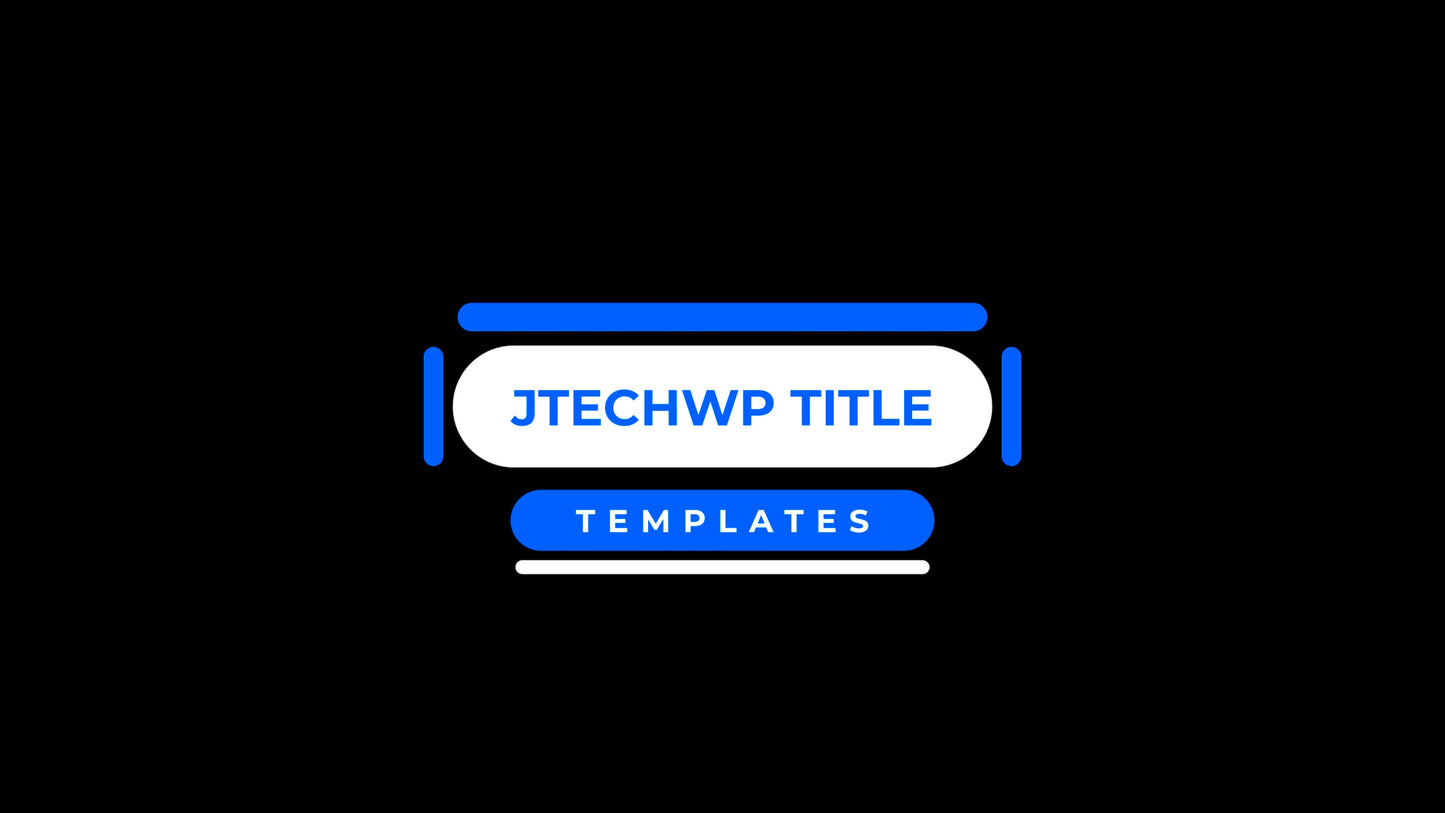 Lower Thirds Title Pack