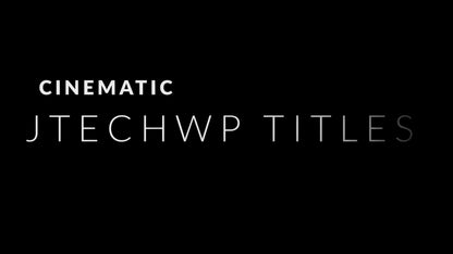 Cinematic Titles 1