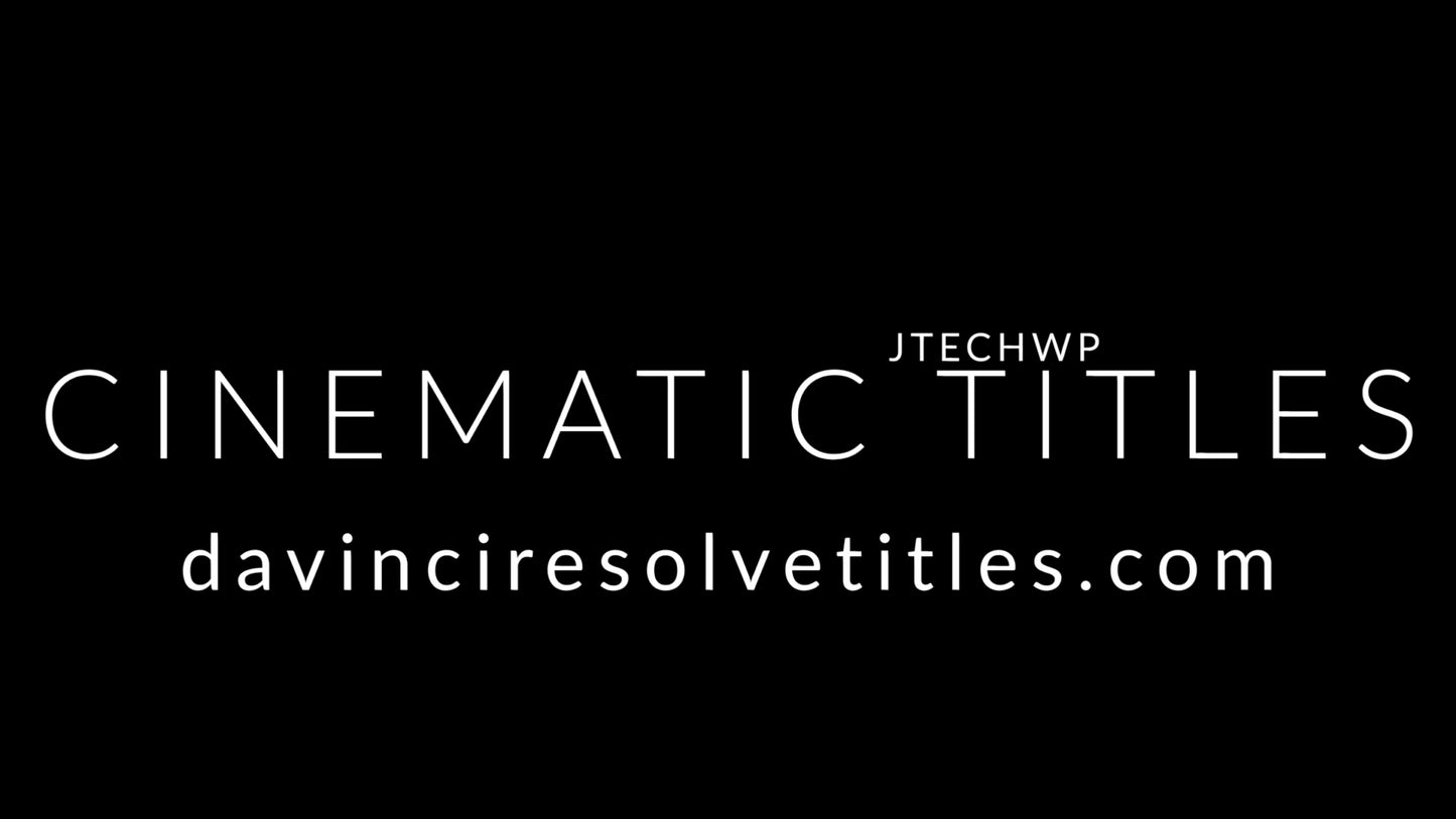 Cinematic Titles 1