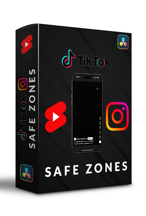TikTok, Instagram and Youtube Shorts Safe Zones Pack