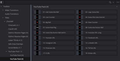 YouTube Title Pack